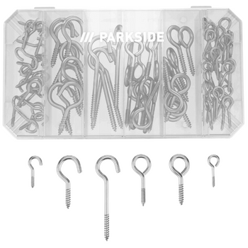 PARKSIDE ZESTAW HAKÓW PIERŚCIENIOWYCH 151 ELEMENTÓW