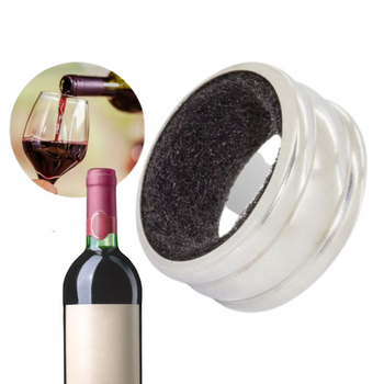 PIERŚCIEŃ NIEKAPEK NA WINO SREBRNY