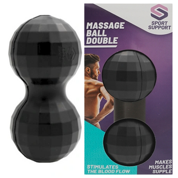 MASAŻER DO CIAŁA PODWÓJNA CZARNA KULA