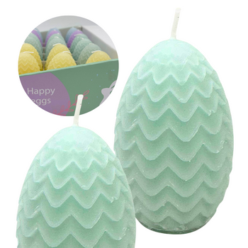 ŚWIECZKA JAJKO WIELKANOCNE-ZIELONE
