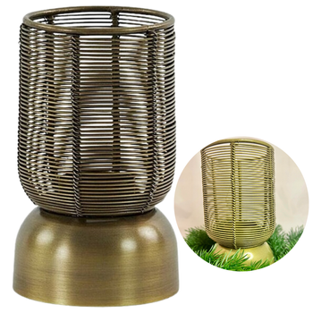 ŚWIECZNIK NA PODGRZEWACZE LUMERO  ZŁOTY