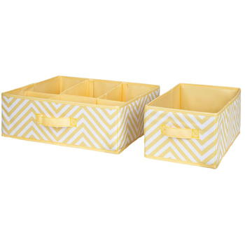 ORGANIZER DO SZUFLAD ŻÓŁTY 2SZT. LIVARNO HOME
