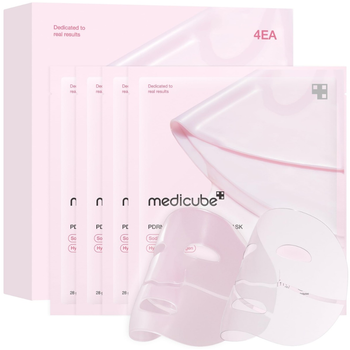 MEDICUBE PDRN PINK COLAGEN GEL MASK 4 SZTUKI X 28G (RÓŻOWA)