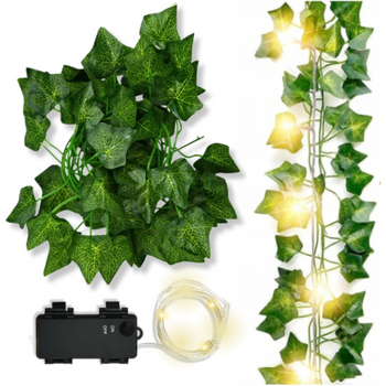 SZTUCZNY BLUSZCZ Z OŚWIETLENIEM LED 200cm