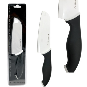 NÓŻ SANTOKU DAIKIKU BIAŁO-CZARNY