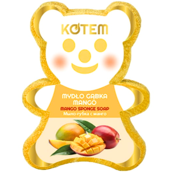KOTEM MYDŁO GĄBKA DO KĄPIELI MANGO