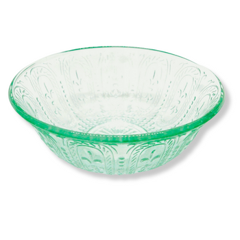 MISECZKA SZKLANA ZIELONA 13 CM