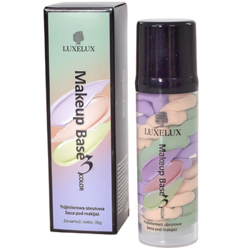 BAZA POD MAKIJAŻ LUXELUX 3 KOLOR 35G