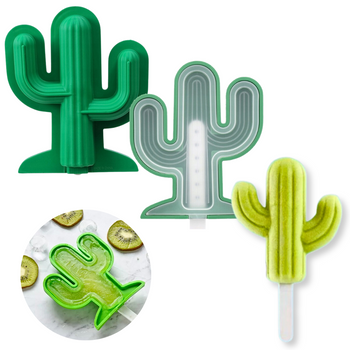 Silikonowa forma do robienie lodów KAKTUS