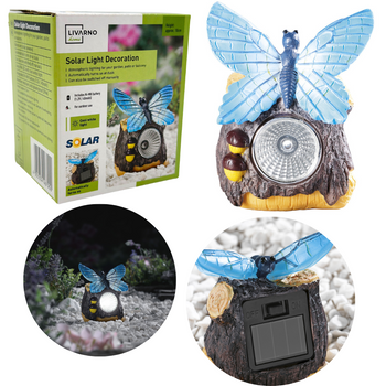 LAMPKA DEKORACYJNA SOLARNA MOTYLEK LIVARNO