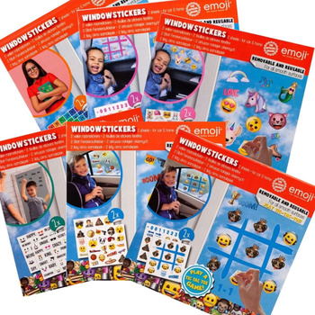 NAKLEJKI NA OKNO EMOJI