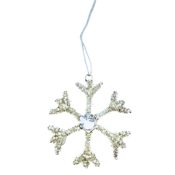 ŚNIEŻYNKA SREBRNA NA CHOINKĘ