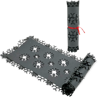 BIEŻNIK ŚWIĄTECZNY SZARY XFM534-7