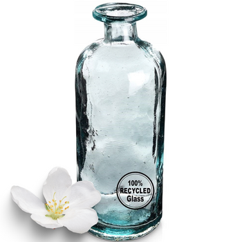 Wazon na kwiaty dekoracyjny szklany 27 cm