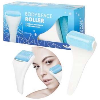 ROLLER MASAŻER ŻELOWY CHŁODZĄCY DO TWARZY I CIAŁA