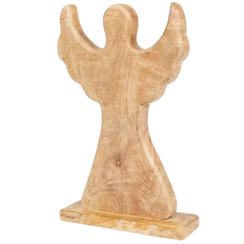 DREWNIANY ANIOŁ BOŻEGO NARODZENIA 30CM