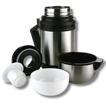 TERMOS OBIADOWY ZUPA KAWA HERBATA 0,8L SREBRNY