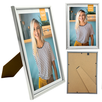 RAMKA NA ZDJĘCIA BROOKLYN A4 21X29,7CM SREBRNA