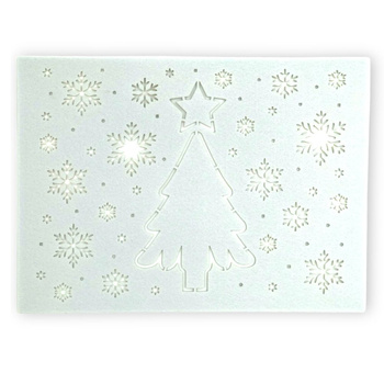 PODKŁADKA ŚWIĄTECZNA BIAŁA 2SZT. XFM534-25