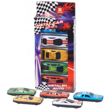 SAMOCHODY RESORAKI AUTKA DO ZABAWY 5SZT.