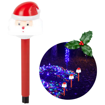 SOLARNA OZDOBA Z FIGURKĄ ŚWIĄTECZNĄ MIKOŁAJ