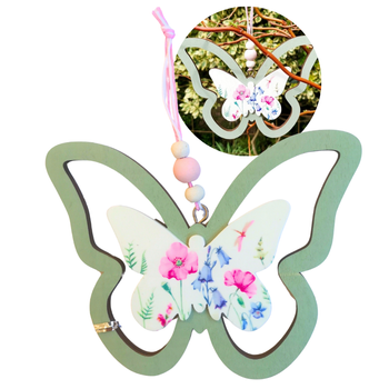 ZAWIESZKA WIELKANOCNA MOTYLEK ZIELONY