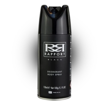 DEZODORANT RAPPORT 150ML BODY SPRAY BLACK