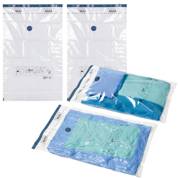 LIVARNO WORKI PRÓŻNIOWE NA UBRANIA POŚCIEL 60X100CM 2SZT.