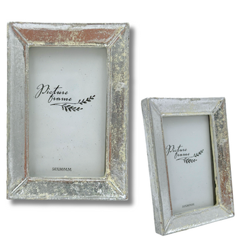 RAMKA NA ZDJĘCIA 7x10cm SREBRNA GŁADKA