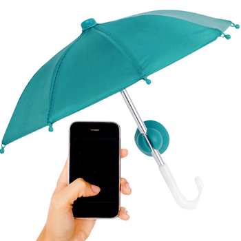 MINI PARASOL DO TELEFONU ZIELONY