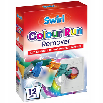 CHUSTECZKI DO PRANIA SWIRL COLOUR RUN REMOVER 12PK