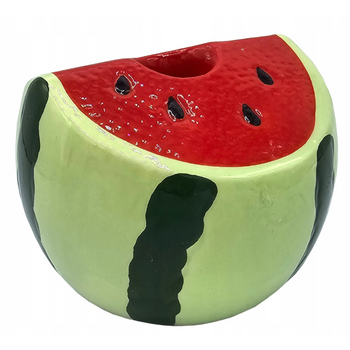 ŚWIECZNIK NA DŁUGIE ŚWIECZKI ARBUZ