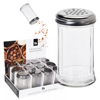 SZKLANY PRZYPRAWNIK 300ML Z GRUBSZYMI OCZKAMI