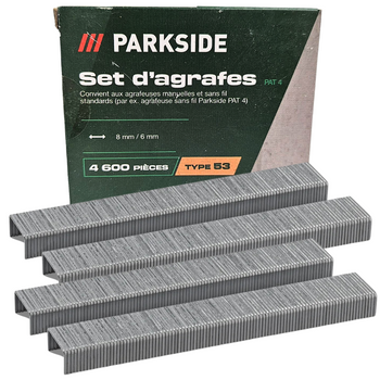 ZESTAW ZSZYWEK PARKSIDE TYP 53 8/6MM 4600 EL
