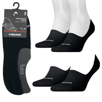 STOPKI HEAD 2-PAK 43-46 2-PAK CZARNE