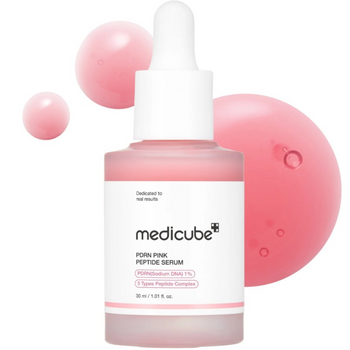 MEDICUBE SERUM PEPTYDOWE PINK PEPTIDE UJĘDRNIAJĄCE I BLASK