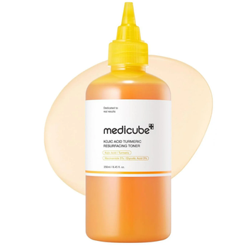 MEDICUBE KOJIC ACID TURMERIC RESURFACING TONER 250 ML