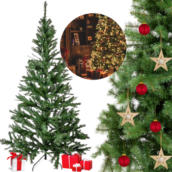 CHOINKA ŚWIĄTECZNA ZIELONA 210 CM