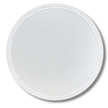 TACA SZKLANA PODSTAWKA POD ŚWIECĘ OKRĄGŁA 20CM