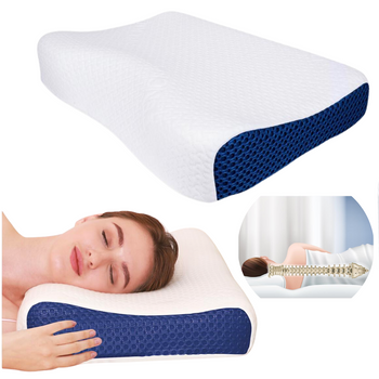 PODUSZKA ORTOPEDYCZNA Z PIANKI MEMORY 50x30x10 BIAŁA TAKE CARE