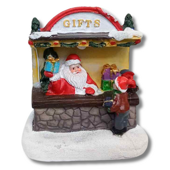 ŚWIĄTECZNE MIASTECZKO SKLEPIK GIFTS MIKOŁAJ DZIECKO