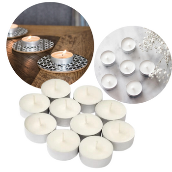 ŚWIECZKI PODGRZEWACZE DO TEALIGHT 10SZT  W WORECZKU