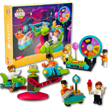 Klocki Kid's Bricks Park rozrywki 130 elementów