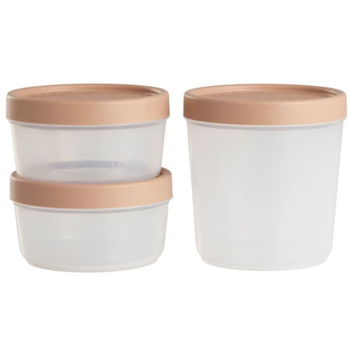 DAY ZESTAW 3 POJEMNIKÓW (2X0,5L + 1L) BRĄZ