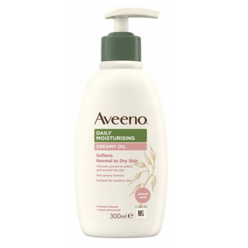 BALSAM AVEENO DAILY MOISTURISING 300ML BODY LOTION CREAMY OIL