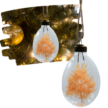 ZAWIESZKA OZDOBNA SZKŁO PINK