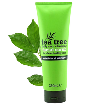 XBC 250ML CLEANS F/SCRUB TEATREE PEELING