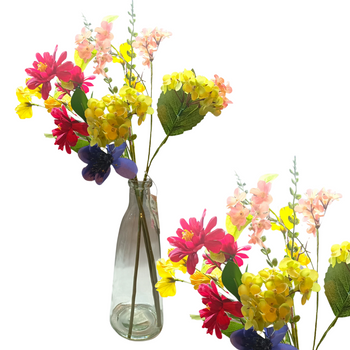 SZTUCZNE KWIATY W WAZONIE 55X10