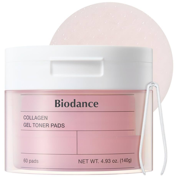 BIODANCE COLLAGEN GEL TONER PADS 60 UJĘDRNIAJĄCE