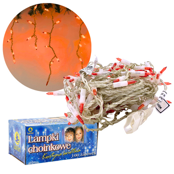 LAMPKI CHOINKOWE SOPLE KURTYNA ŚWIETLNA 100SZT
